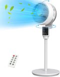 Pedestal Fan for Bedroom 36in - Quiet 80ft Air Circulator
