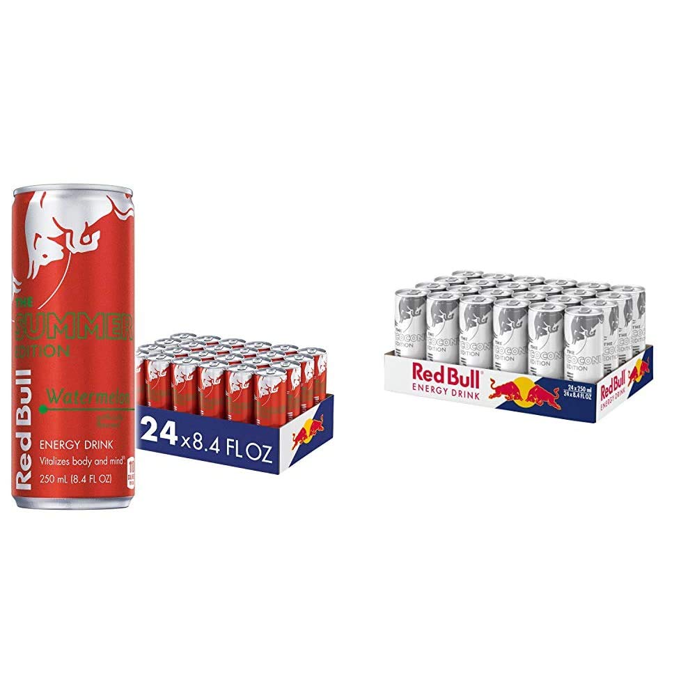 Red Bull Red Edition Watermelon and Coconut Berry Drink Bundle
