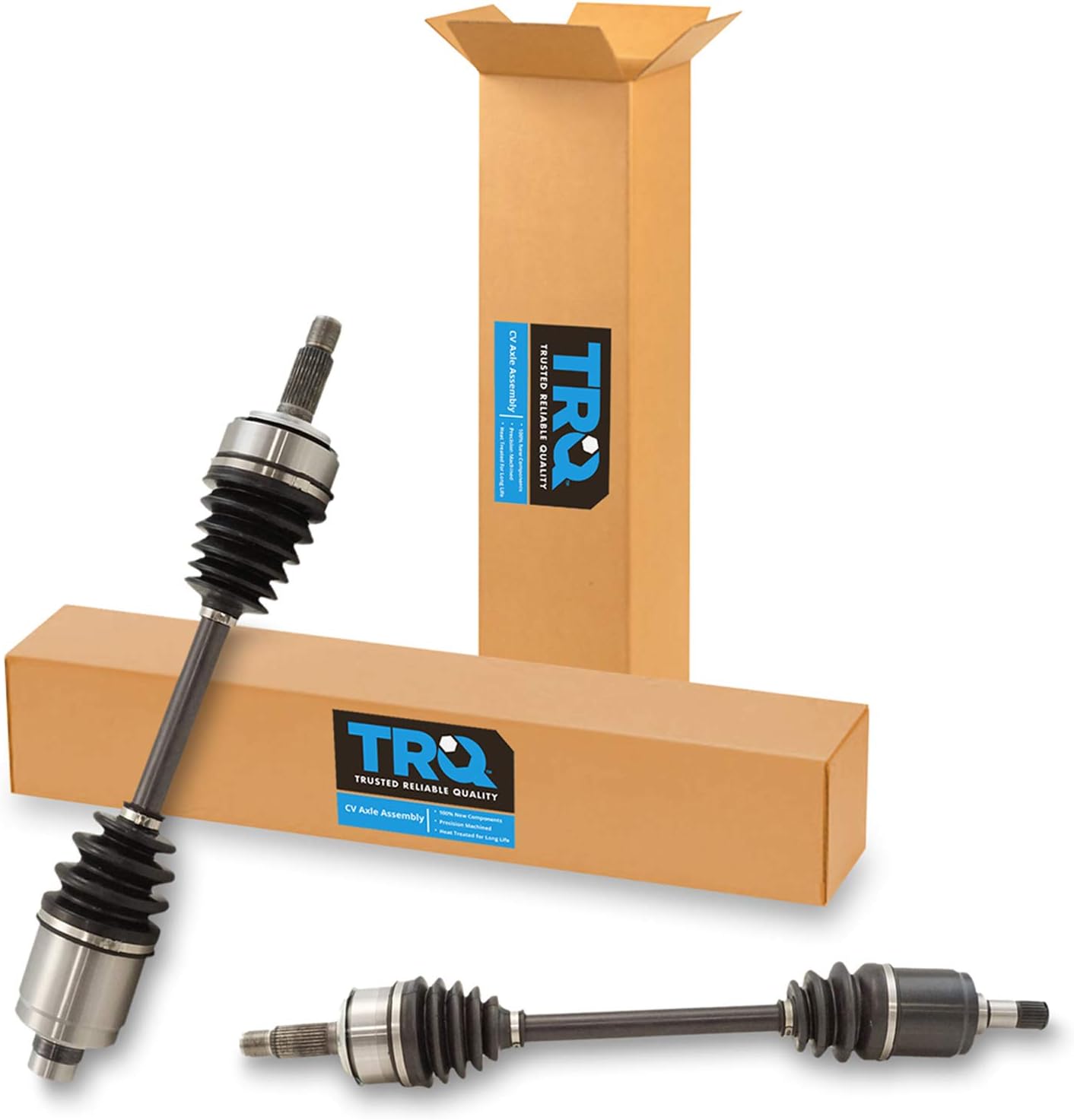 TRQ CV Axle Shaft Assembly Set for Honda Accord and Acura TSX