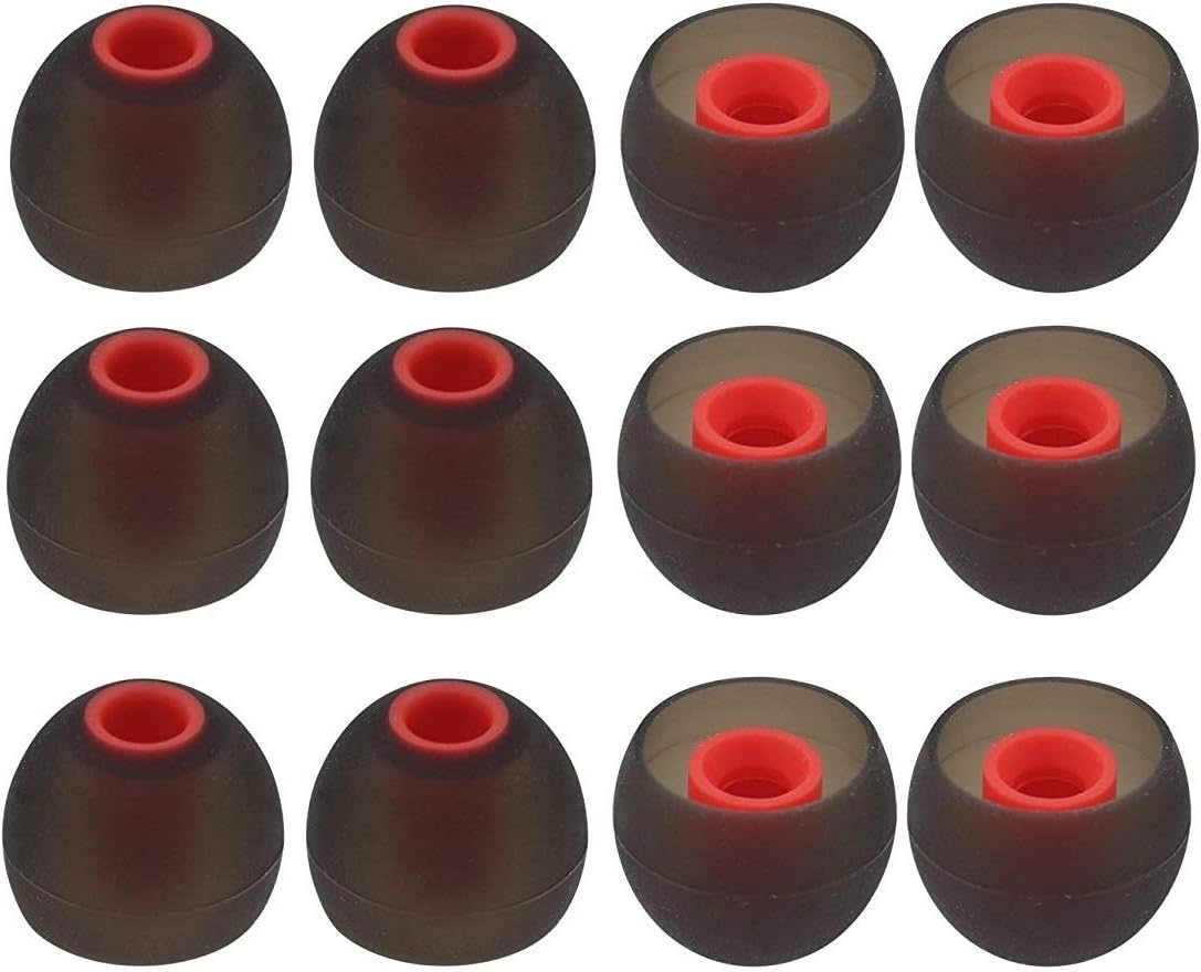 12PCS Ear Tips Compatible with Senso/Sony [L]