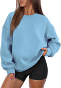 Oversized Sweatshirt for Women Crewneck Fleece Pullover - Cozy Cotton