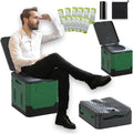 Portable Camping Toilet for Adults - Folding Porta Potty with Lid