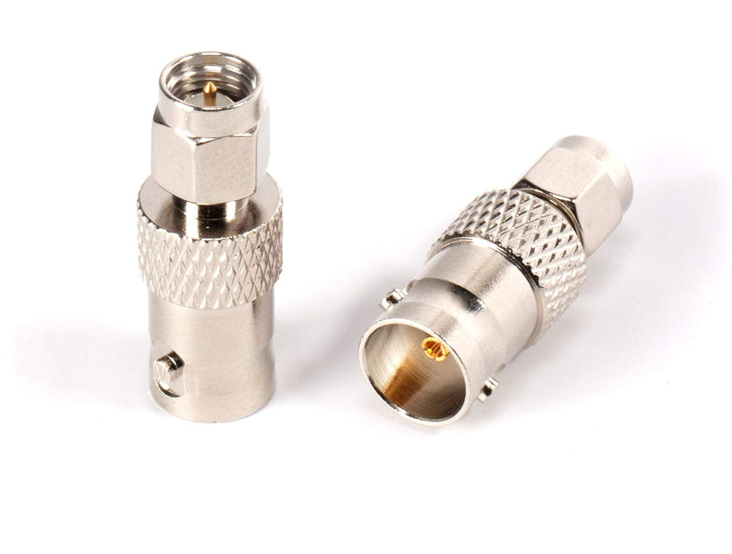 SMA Male to BNC Female Adapter for Coaxial Connections - 50 Pack