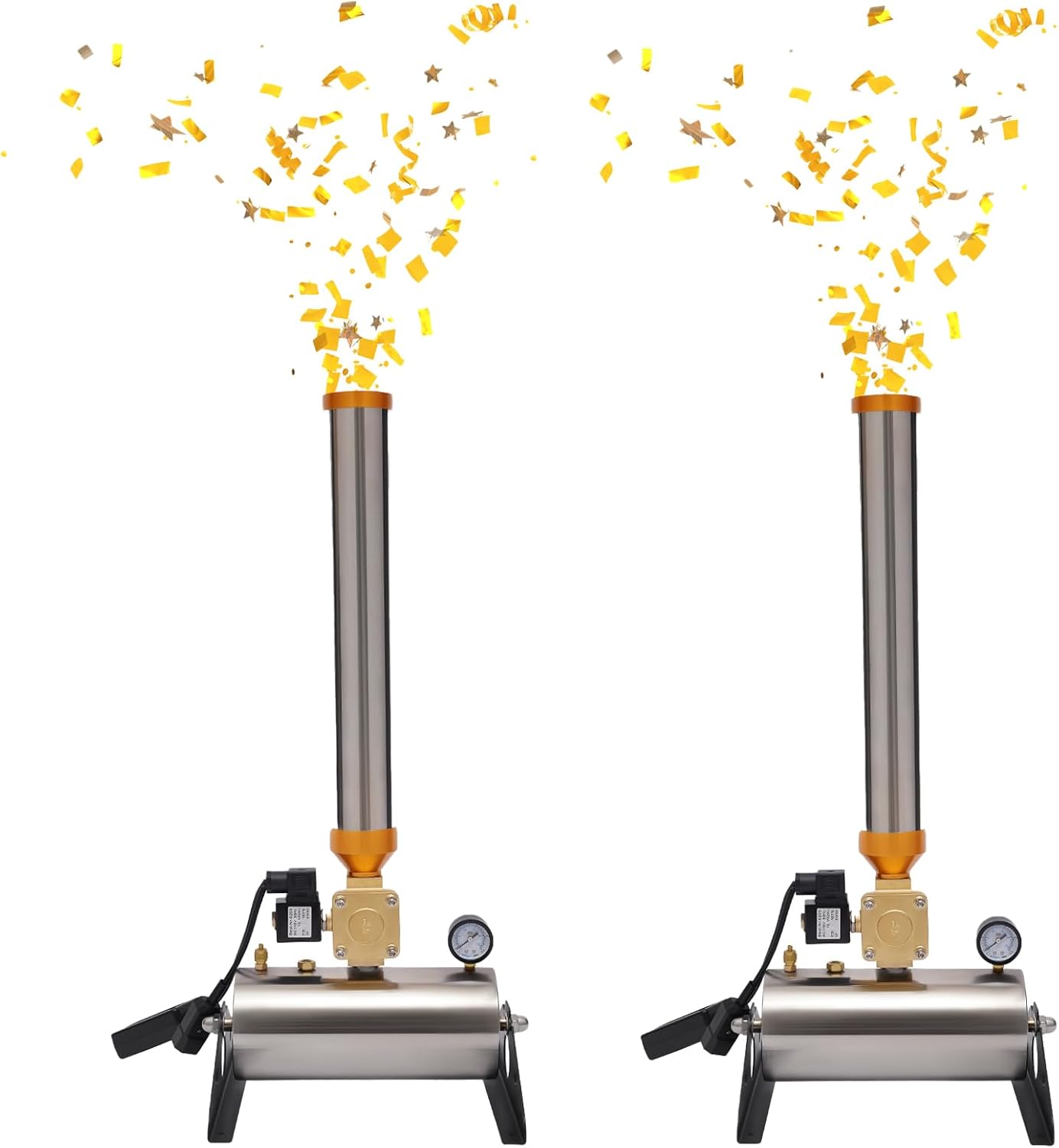 Gbonklong Confetti Machine 2PCS for Weddings and Parties