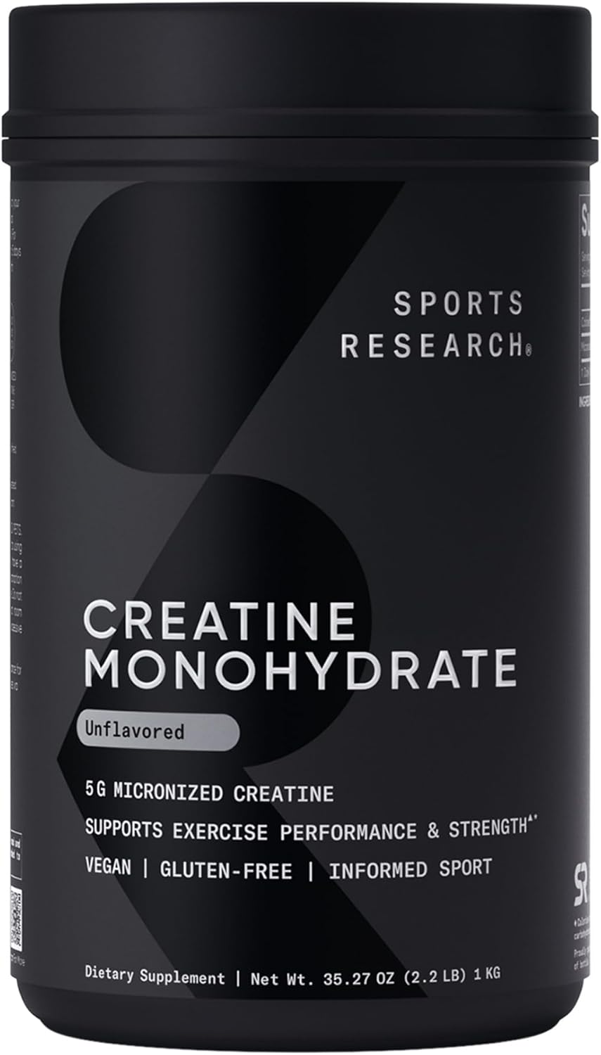 Sports Research Creatine Monohydrate for Lean Muscle Gain