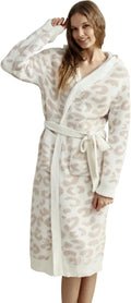 Ultra Soft Robe for Women Calf-Length Plush Spa Wrap - With Pockets