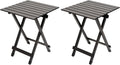 SUNNYFEEL Folding Camping Table - Lightweight Portable 18.5x18.5x24.5