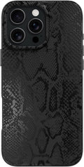 SCORPIFY iPhone 16 Pro Case MagSafe Compatible - Matte Black Snake