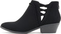 Soda Sincere Women's Low Ankle Heel Bootie with Elastic (Style J65Y)