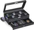 BEWISHOME Luxury Watch Case - organize in style!