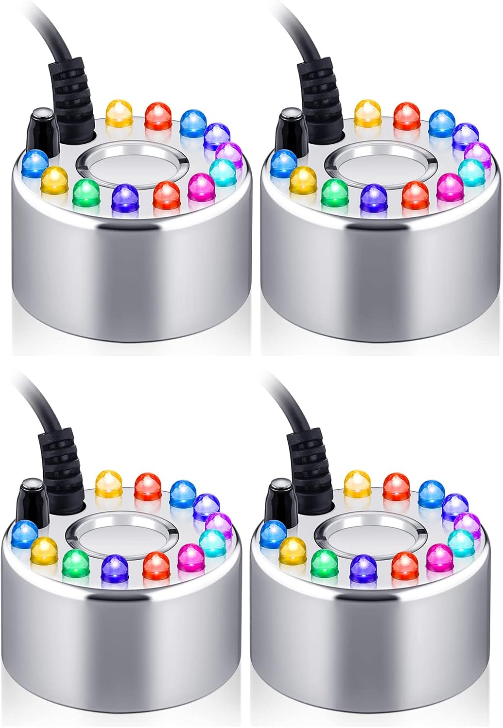4 Pcs Halloween Mist Maker Fogger for Spooky Atmosphere Creation