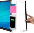 Office Desk Accessories Monitor Memo Board 2pcs - Clear Side Panels