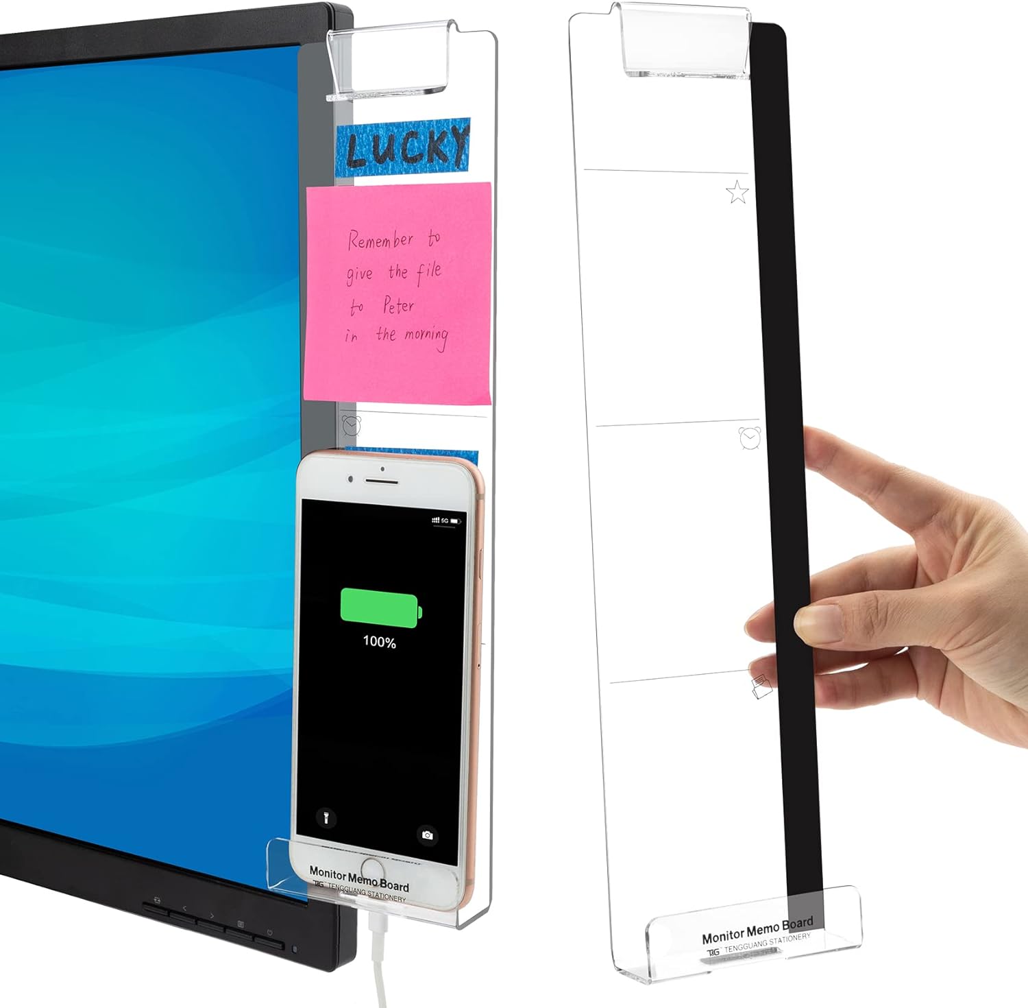 Stylish Message Board Set for Desk Organization