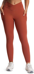 Trinity High Waisted Yoga Pants with Pockets - Flattering Tummy Shoes