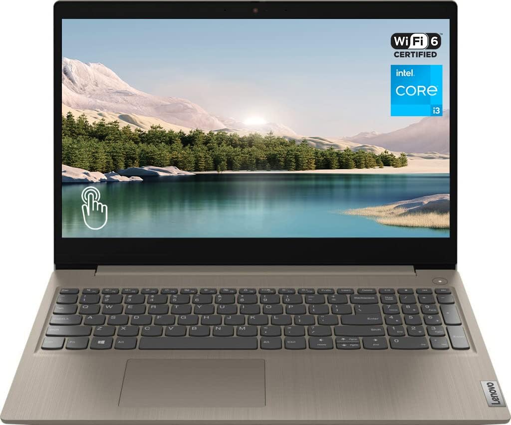Lenovo Ideapad 3 Laptop with 15.6in Touchscreen Display