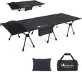 MOON LENCE Height Adjustable Camping Cot - Portable Folding Bed
