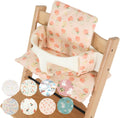 Waterproof Stokke Tripp Trapp Cushion Set - Perfect Fit Peach Bunny