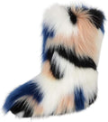 Gegefur Womens Faux Fur Mid-Calf Snow Boots - Warm, Fluffy Comfort is