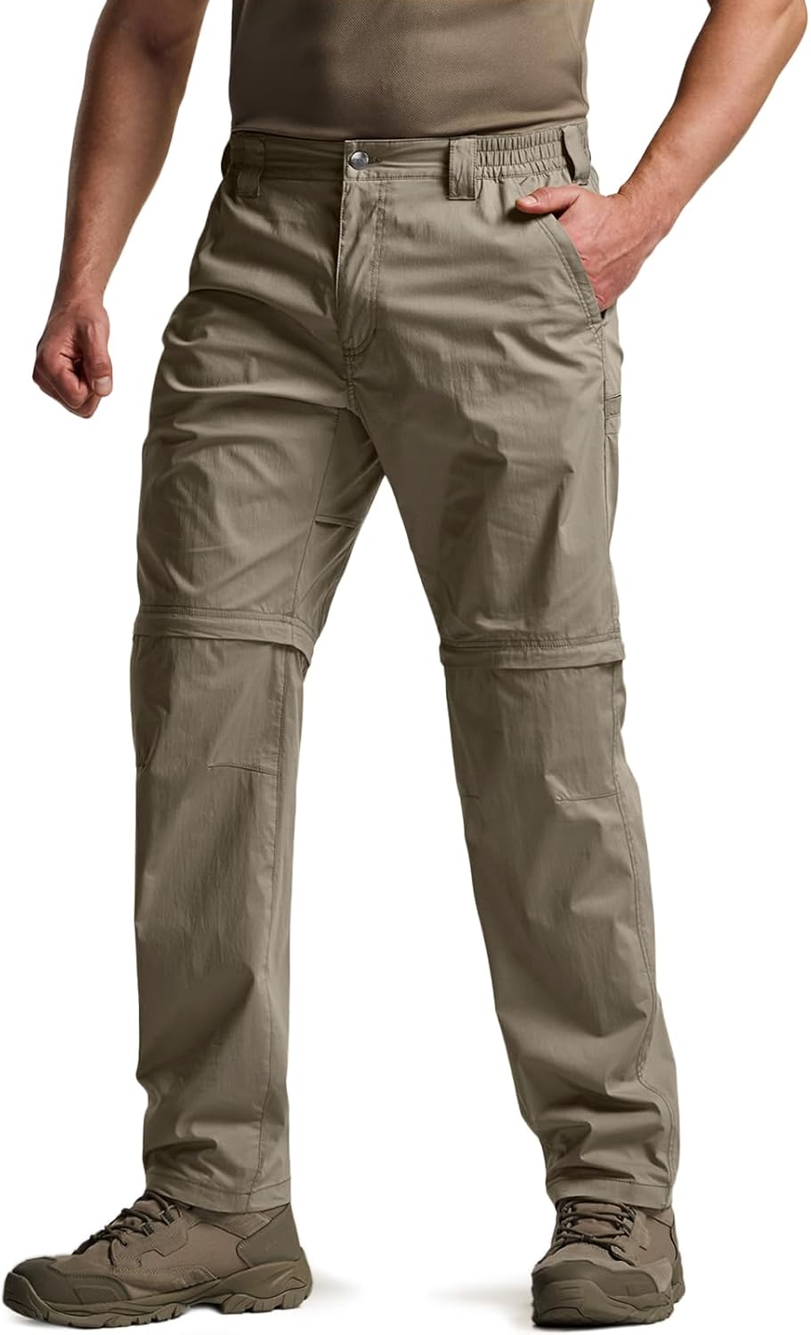 CQR Men's Convertible Cargo Tactical Pants for Outdoor Adventures