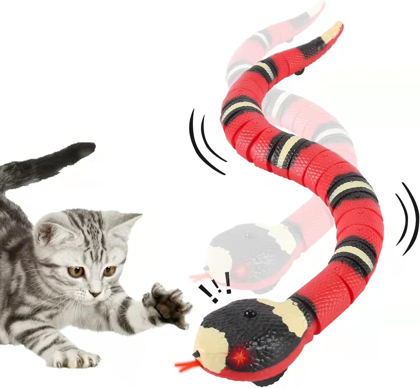 Smart Escape Realistic Snake Toy - USB Rechargeable