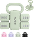 Adjustable Dumbbell Set of 2 - 4-in-1 Convertible Kettlebell