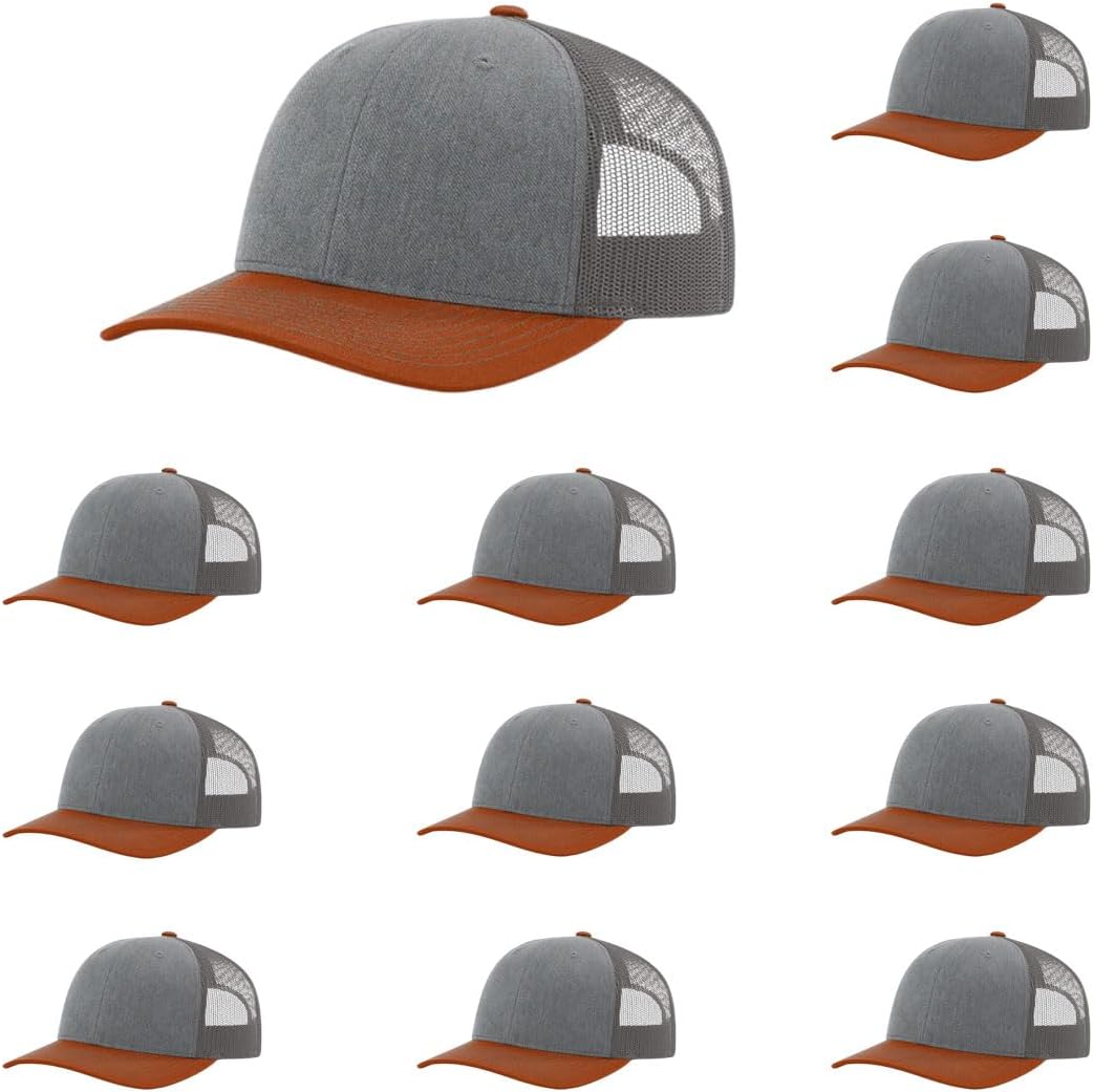 Richardson 112 Classic Six-Panel Adjustable Snapback Trucker Cap
