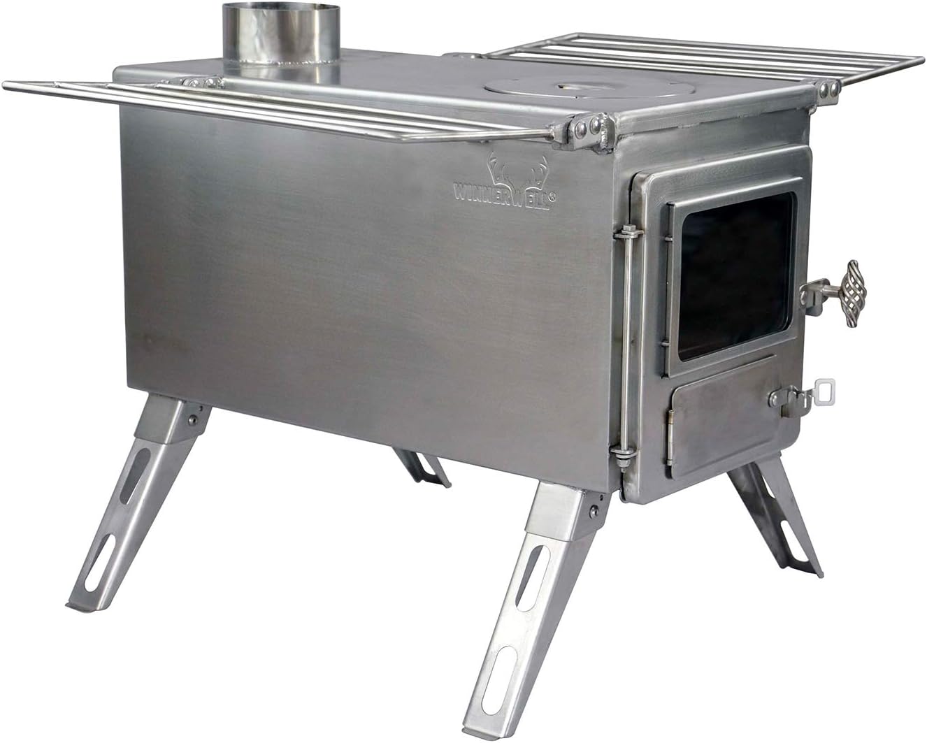Winnerwell Nomad Large Tent Stove | Portable Precision Stainless Steel