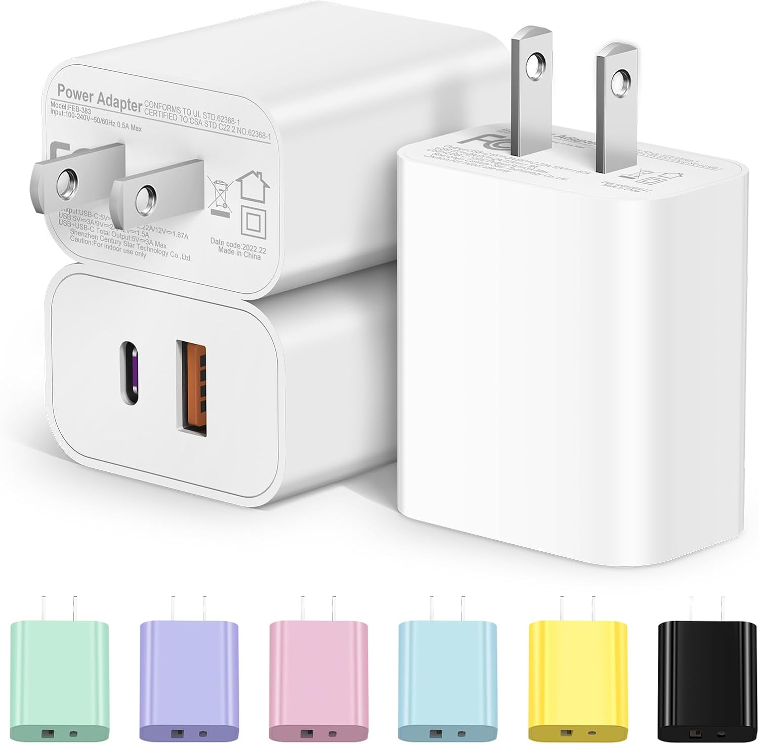 Fast Charge 3-Pack USB C Charger - ROMITAZ