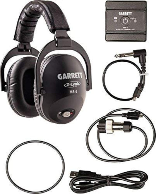 Garrett Z-Lynk MS-3 Wireless Headphones Kit for Clear Sound