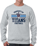 Property Of Crewneck Fleece Sweatshirt for Men & Women - Tennessee