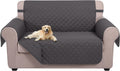 Loveseat Sofa Cover Reversible Couch Cover for Dogs - Dark Grey