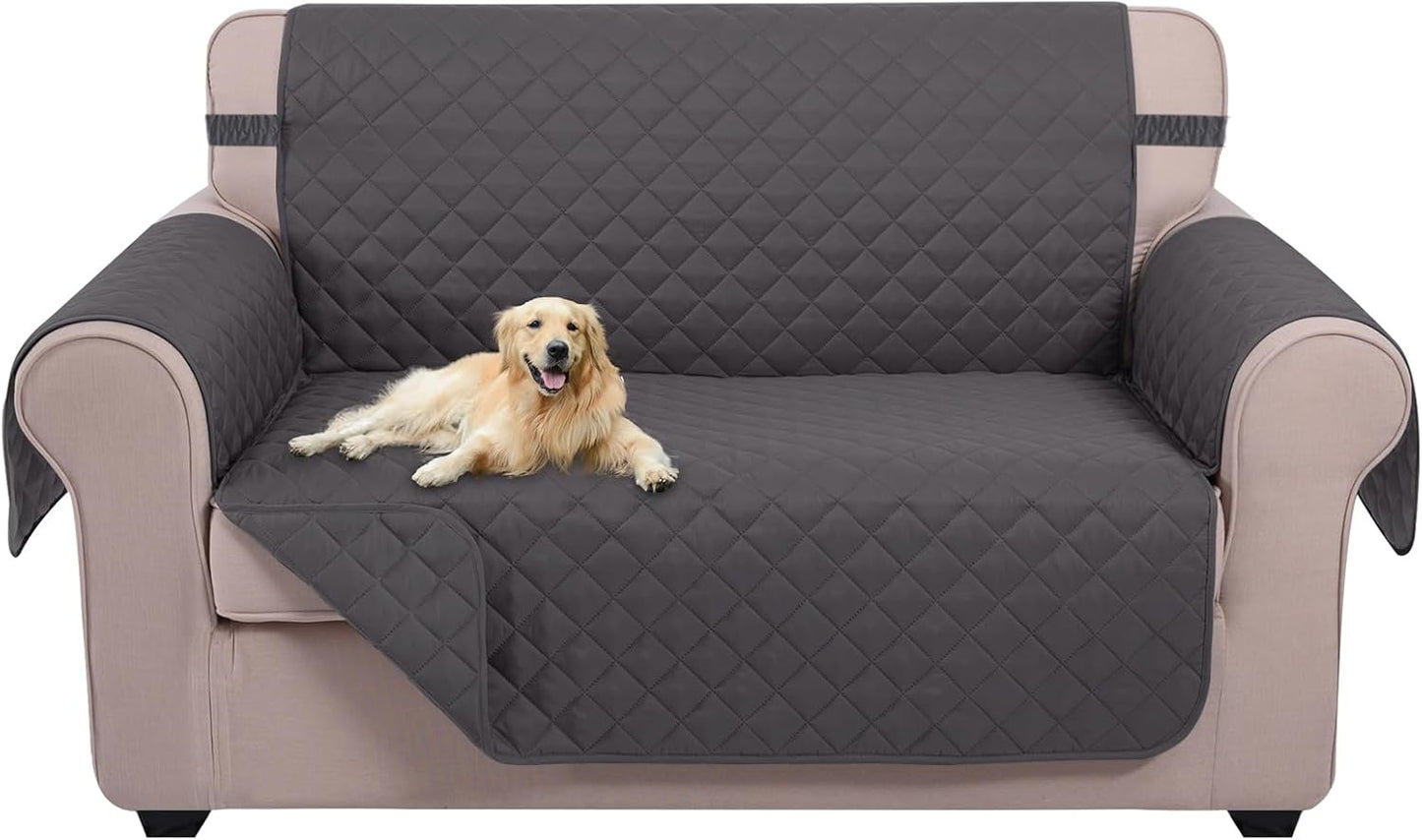 U-NICE HOME Loveseat Sofa Cover for Pets - Water Resistant Protector