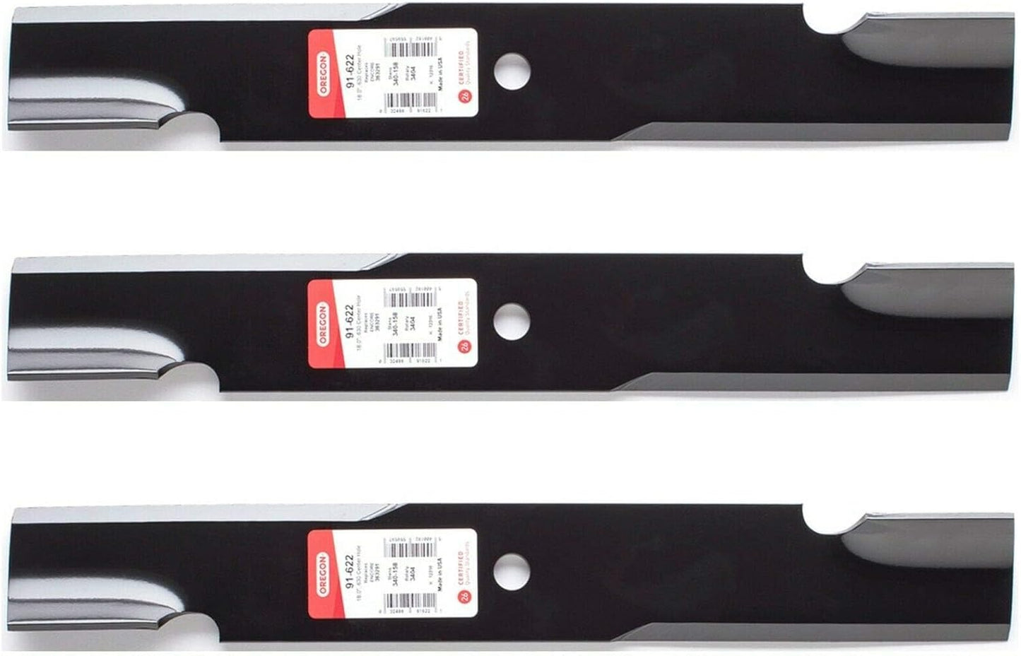 3PK USA Mower Blade Set for 52in Ferris and Scag Models