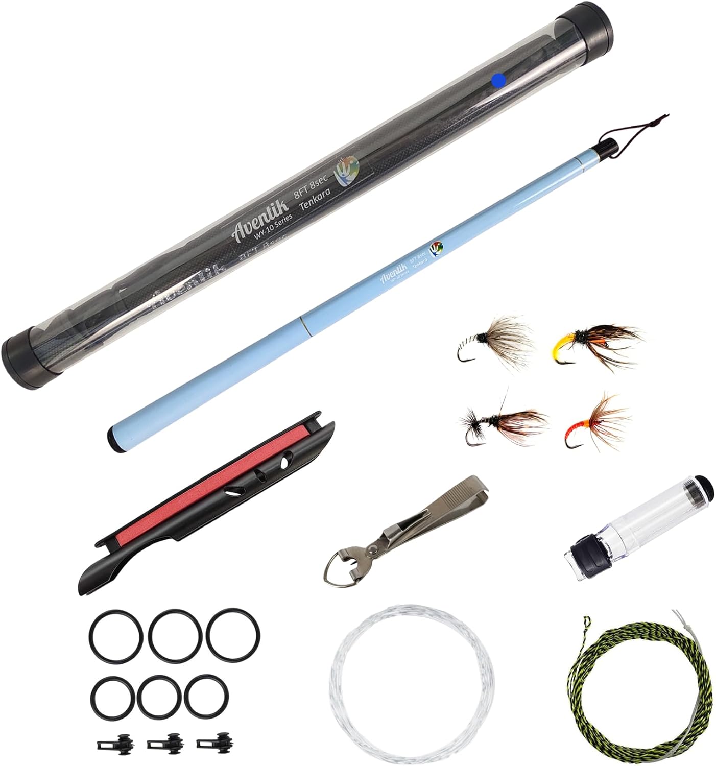 Aventik FreshStart Tenkara Rod Kit for Beginners, 7ft/8ft Options