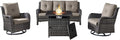 Outdoor Patio Furniture Set with 50000BTU Fire Pit Table