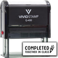Completed Together in Class Self-Inking Grading Stamps - 5 Pack