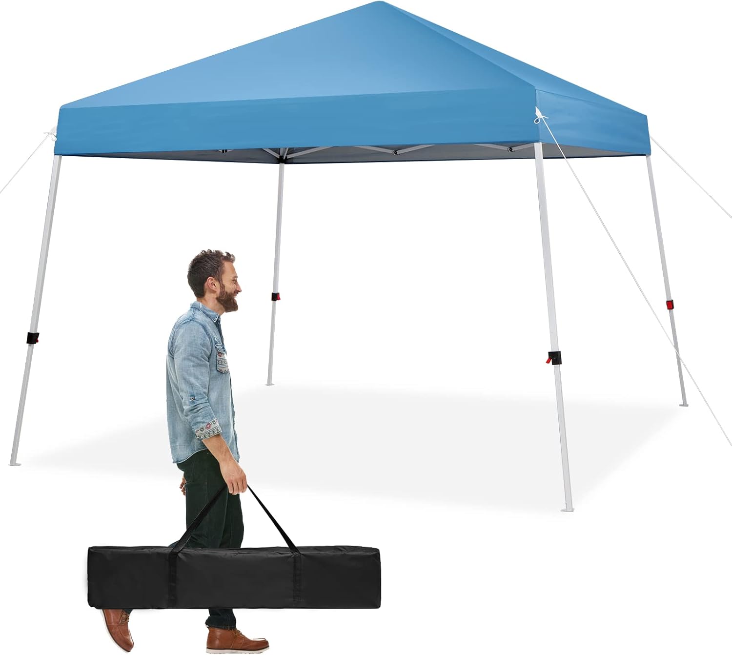 Instant Shade: 8x8 Beach Canopy - Effortless Setup for Events!