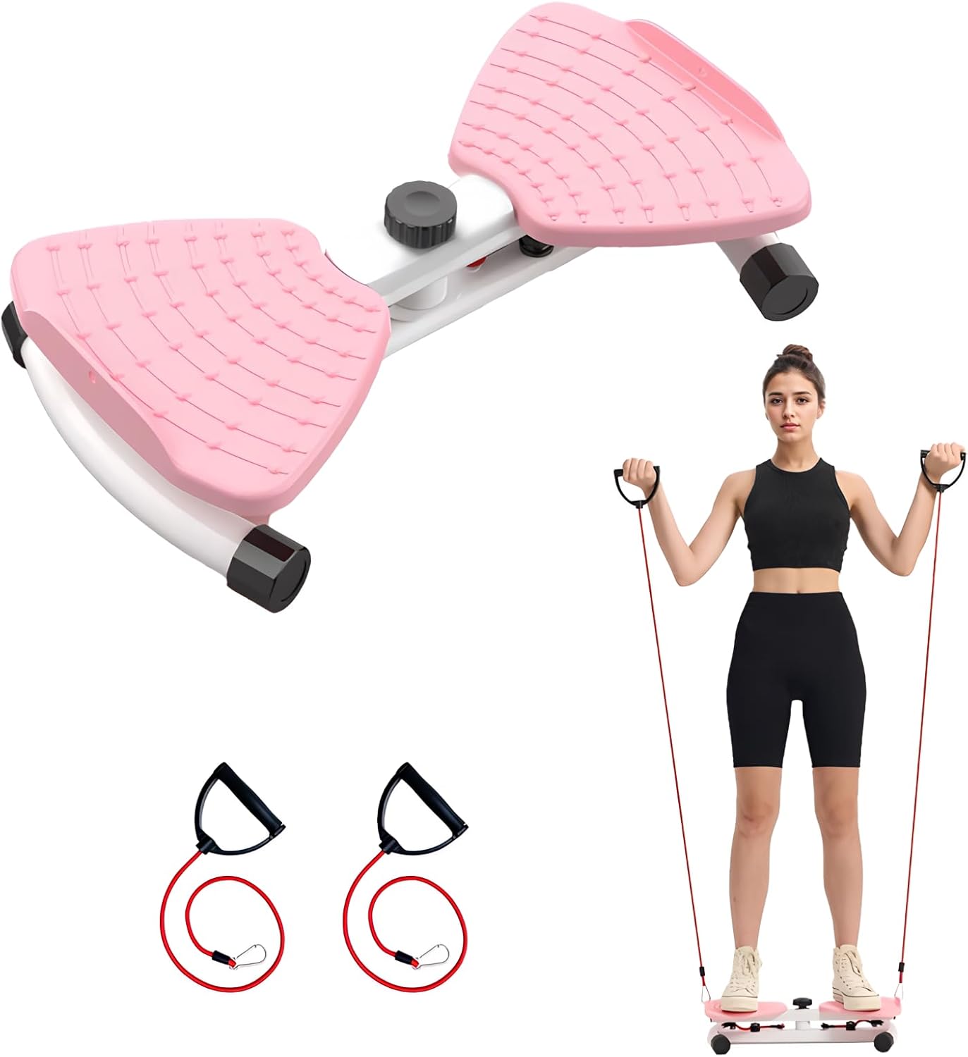 Silent Waist Sculptor with Resistance Bands - HOTSWEAT