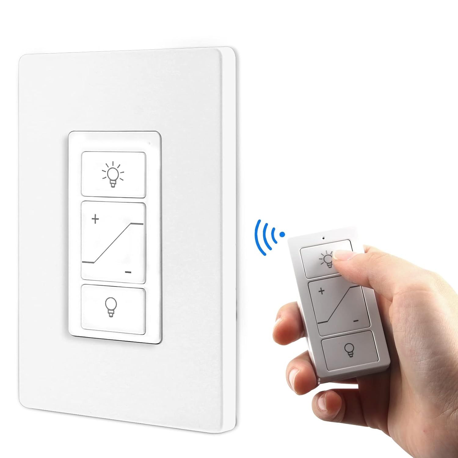 Smart Dimmer Switch with Wireless Remote Control for Home
