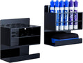 Wall Mounted Dry Erase Marker Holder Stand - 10 Slots, Set of 2