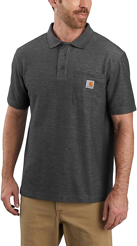Carhartt Mens Loose Fit Midweight Short-Sleeve Pocket Polo Review