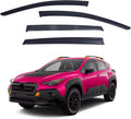Window Visors Rain Guards fits 2024-2025 Crosstrek and Impreza - Dark