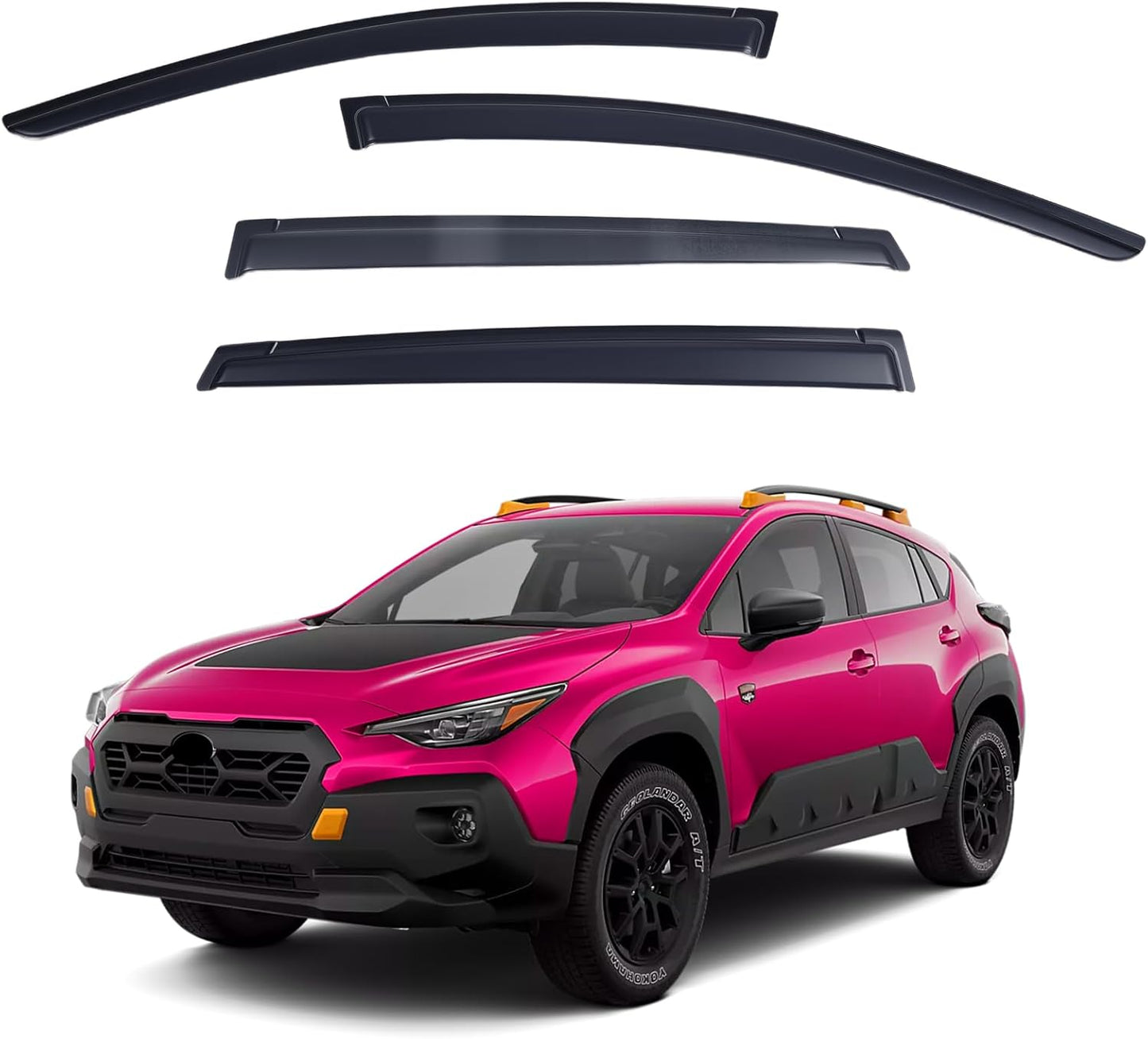 Window Visors Rain Guards for 2024-2025 Crosstrek & Impreza