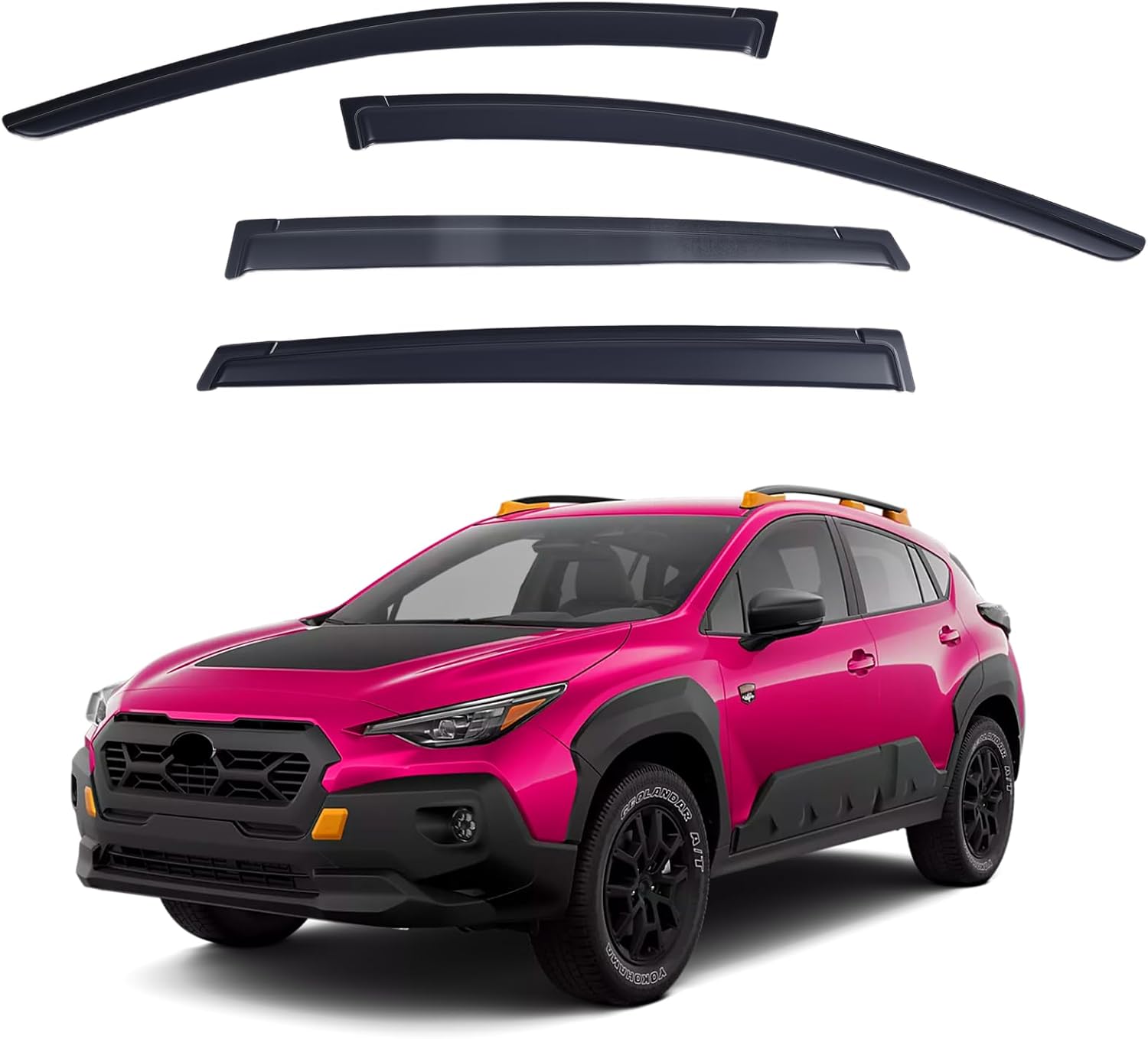 Window Visors Rain Guards for 2024-2025 Crosstrek & Impreza