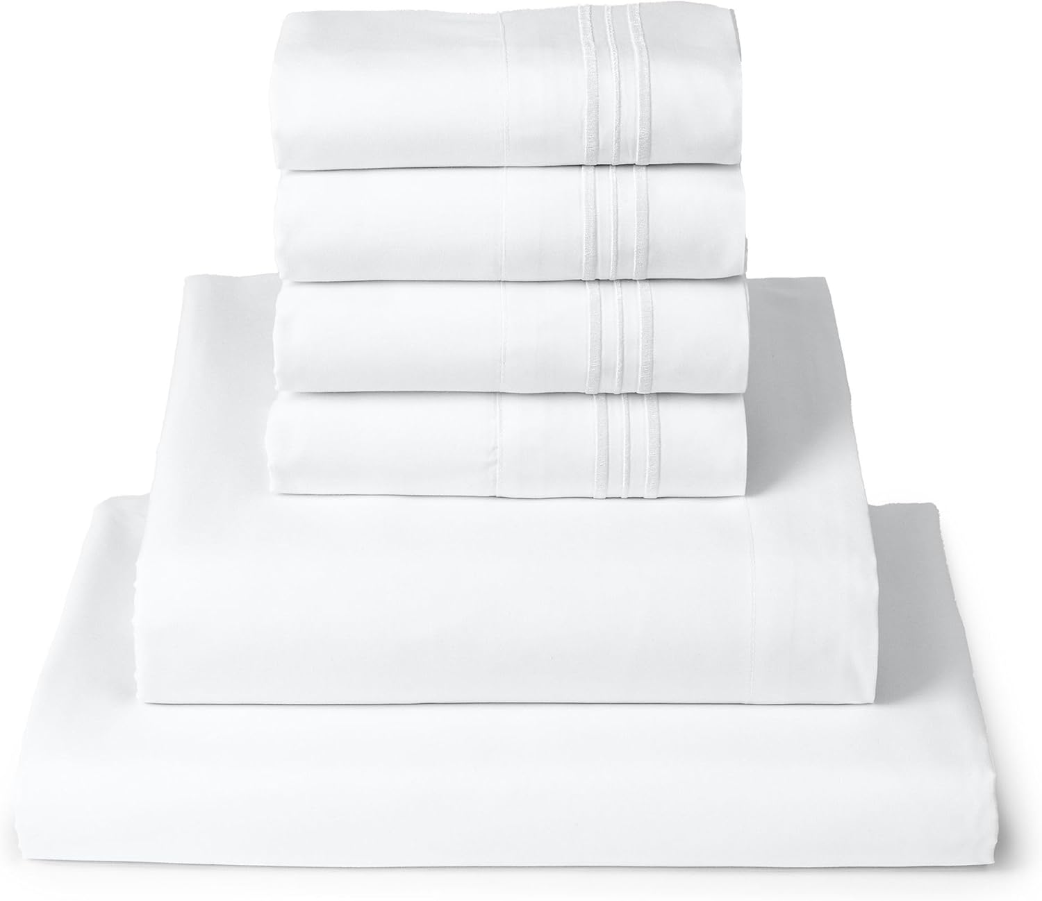 Mellanni King Sheet Set - 6-Piece Bedding for Ultimate Comfort