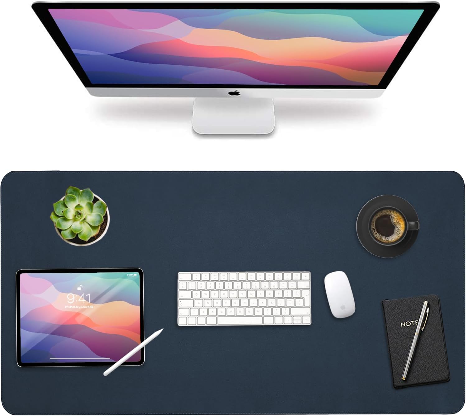 Vine Creations PU Leather Desk Pad for a Stylish Workspace