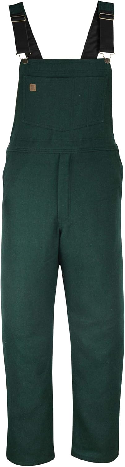 Canadian-Made 5X Big Wool Bib Overalls for Ultimate Outdoor Comfort!
