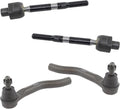 TRQ Front Tie Rod Set Compatible with 2015-2017 Acura TLX