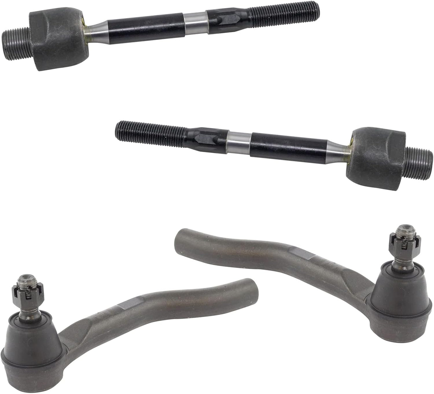 TRQ Front Tie Rod Set for 2015-2017 Acura TLX & Honda Accord