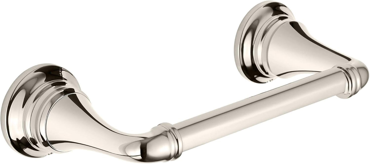 Delancey Pivoting Toilet Paper Holder in Polished Nickel Finish